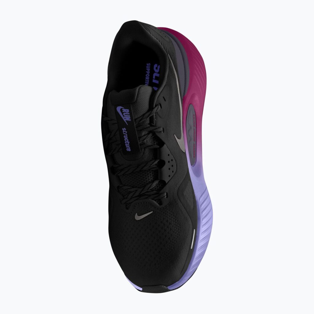 Женские кроссовки для бега Nike Structure 26 Black/Gridiron/Metallic Silver