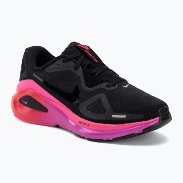 Женские кроссовки для бега Nike Structure 26 black/hyper pink/laser crimson/black