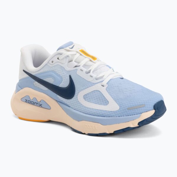 Женские кроссовки для бега Nike Structure Plus white/aluminum/sundial/mystic navy