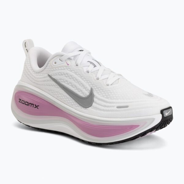 Женские кроссовки для бега Nike Vomero Plus white/bleached lilac/metallic silver