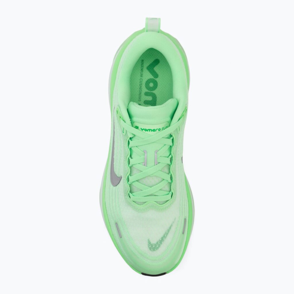 Женские кроссовки для бега Nike Vomero Plus white/illusion green/metallic silver