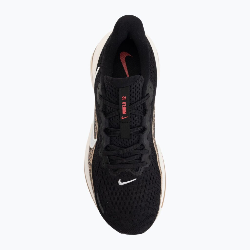 Женские кроссовки для бега Nike Winflo 12 black/british khaki/fusion red/sail