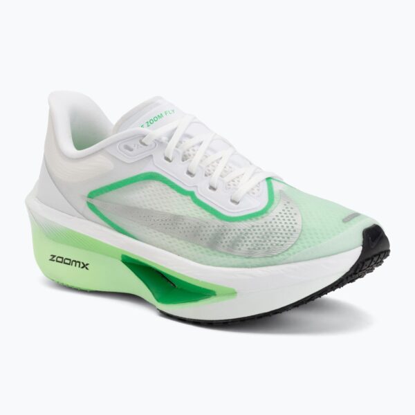 Женские кроссовки для бега Nike Zoom Fly 6 white/illusion green/metallic silver