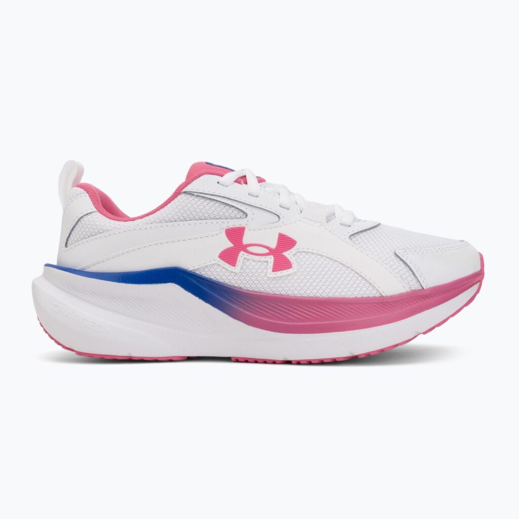 Женские кроссовки для бега Under Armour Assert 11 white/pink frenzy/pink frenzy