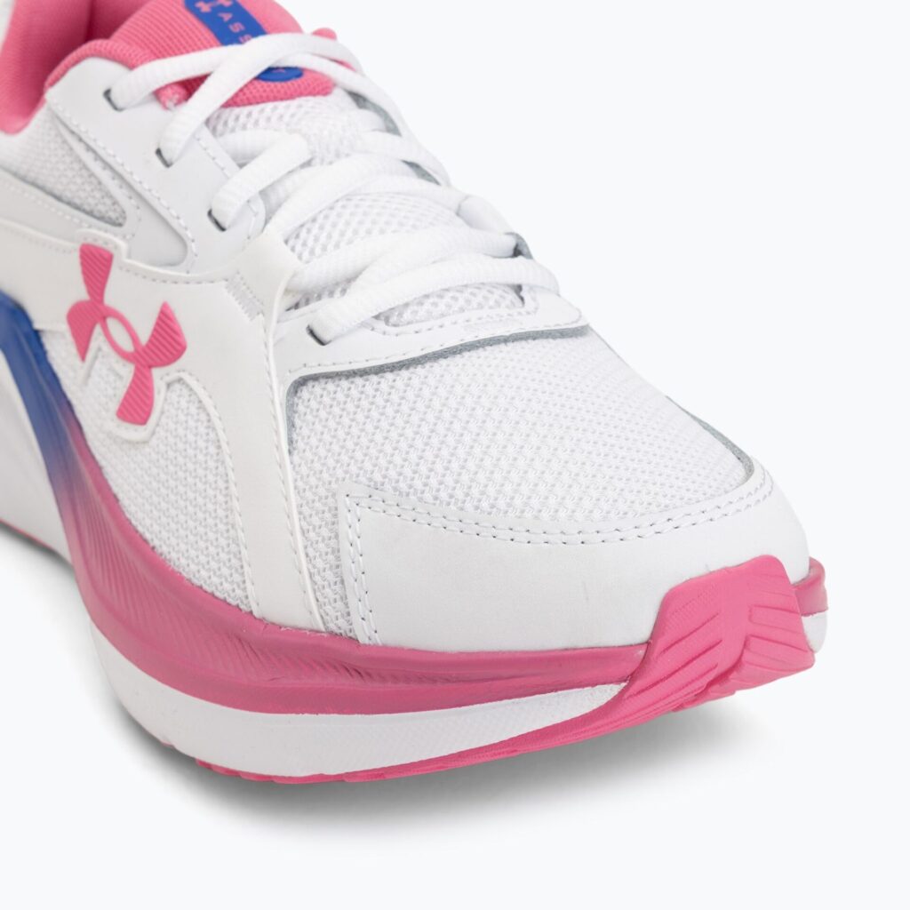 Женские кроссовки для бега Under Armour Assert 11 white/pink frenzy/pink frenzy