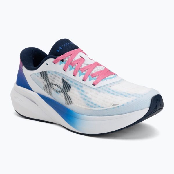 Женские кроссовки для бега Under Armour Velociti Pace white/team royal/metallic academy