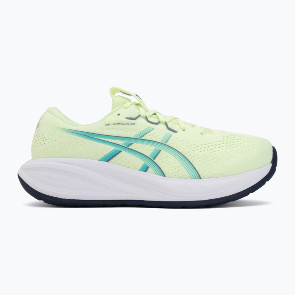 Кроссовки для бега мужскиеASICS Gel-Cumulus 28 illuminate yellow/energy aqua