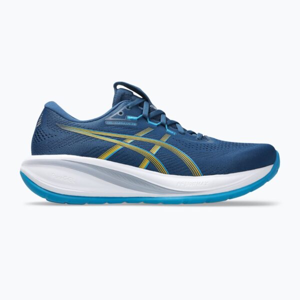 Кроссовки для бега мужскиеASICS Gel-Cumulus 28 twilight blue/yamabuki