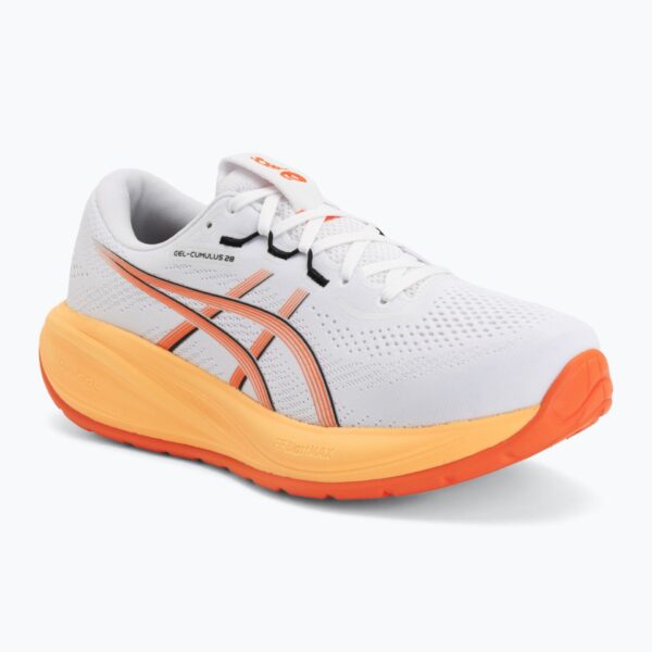 Кроссовки для бега мужскиеASICS Gel-Cumulus 28 white/energy orange
