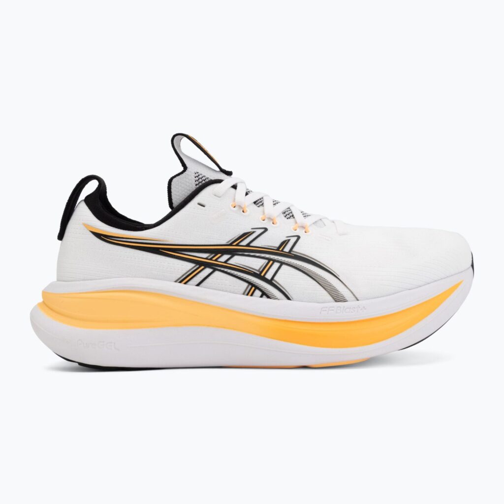 Кроссовки для бега мужскиеASICS Gel-Nimbus 28 white/stadium orange