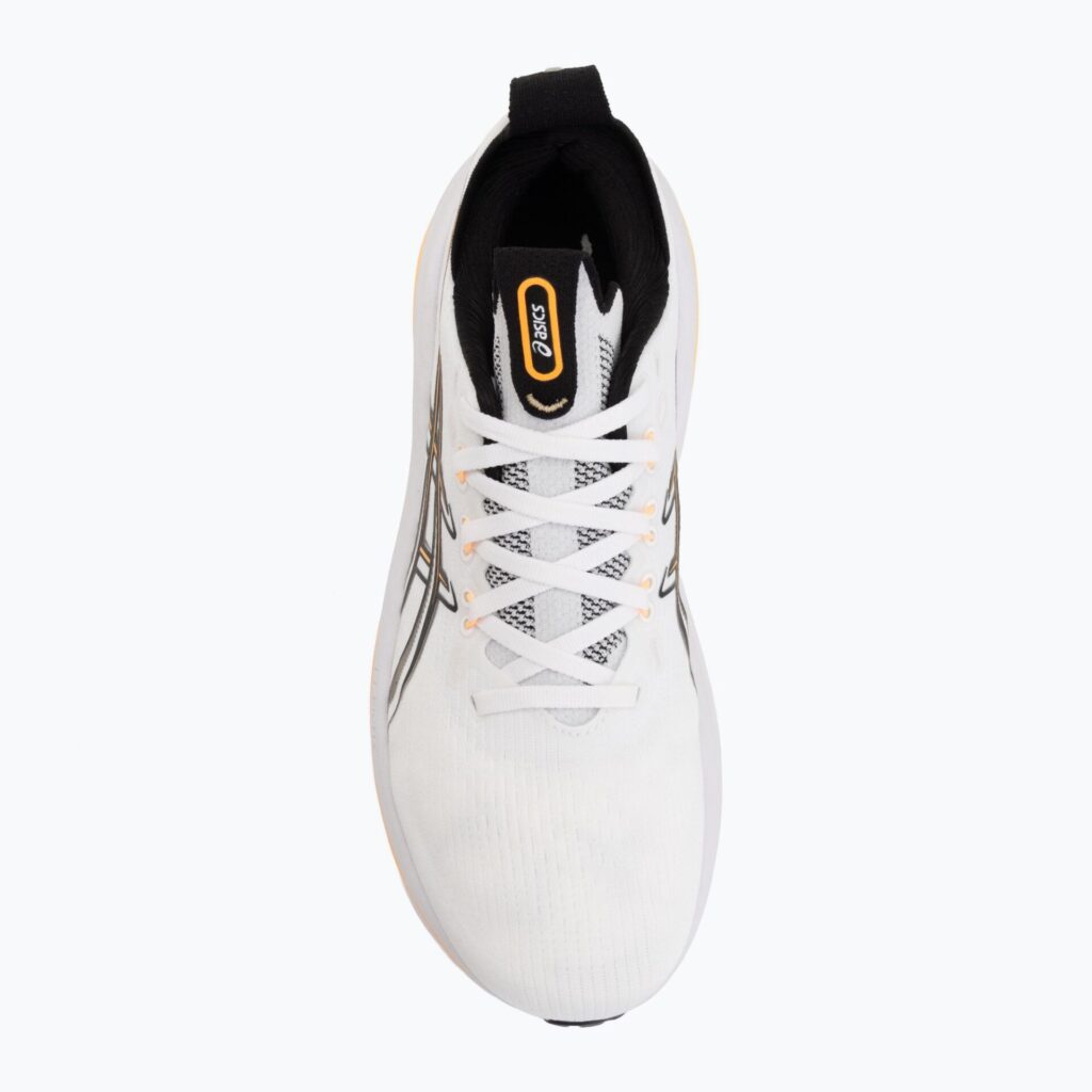 Кроссовки для бега мужскиеASICS Gel-Nimbus 28 white/stadium orange