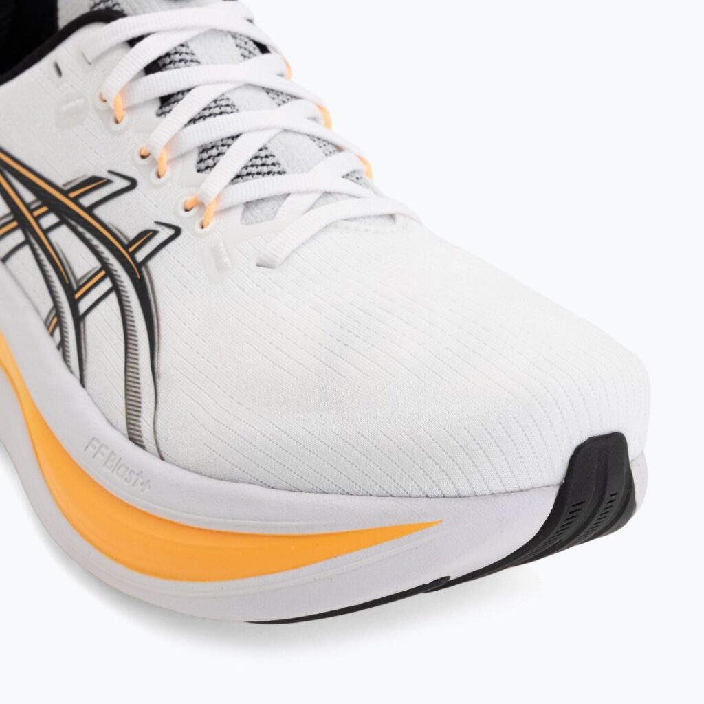 Кроссовки для бега мужскиеASICS Gel-Nimbus 28 white/stadium orange