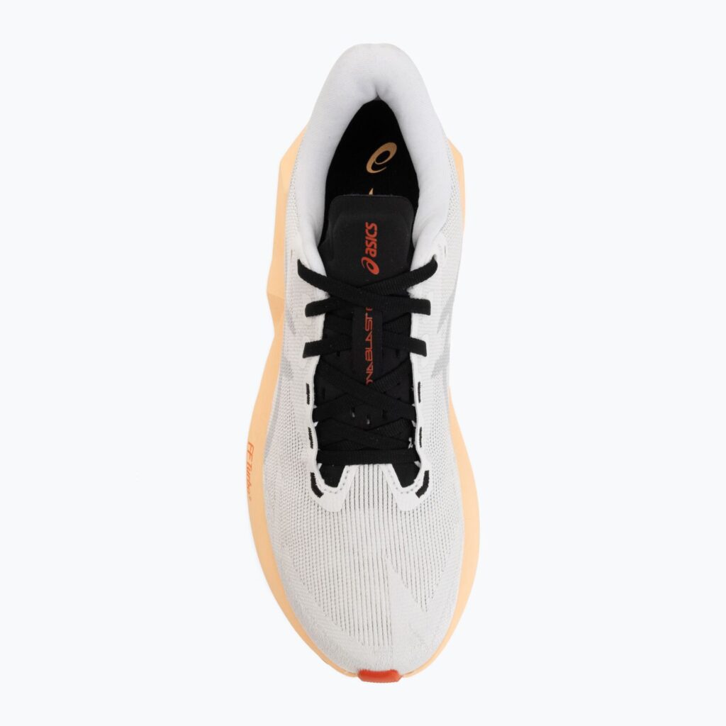 Кроссовки для бега мужскиеASICS Novablast 6 white/orange glow