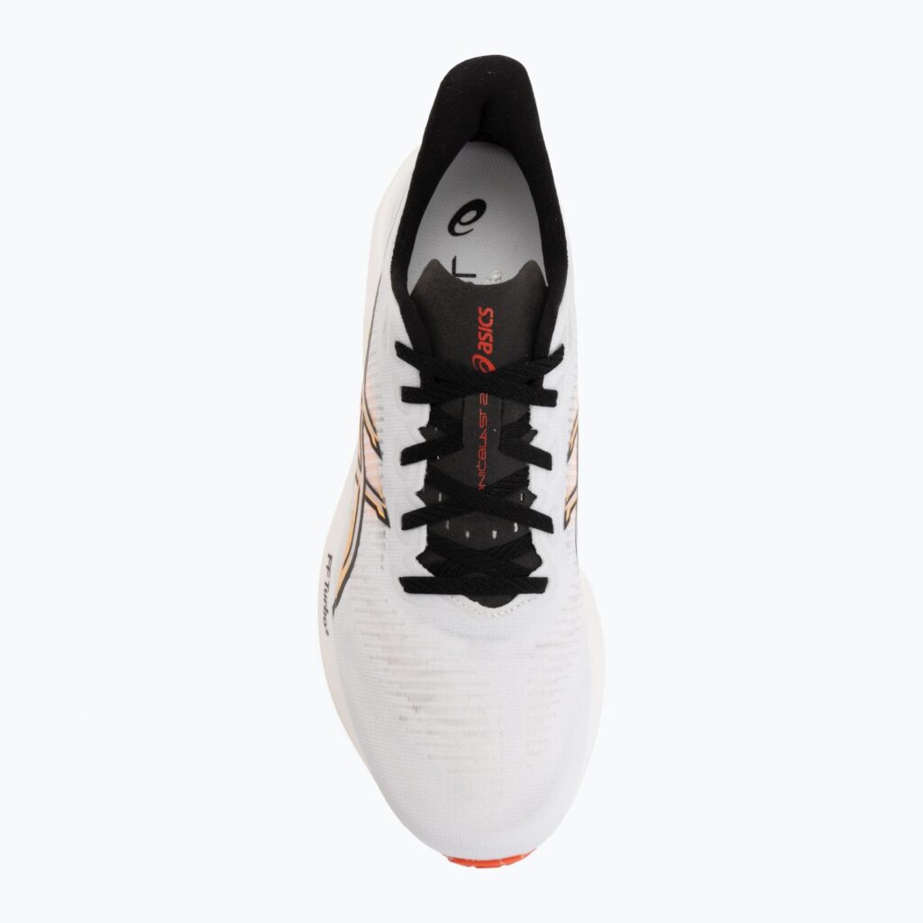 Кроссовки для бега мужскиеASICS Sonicblast 2 white/stadium orange