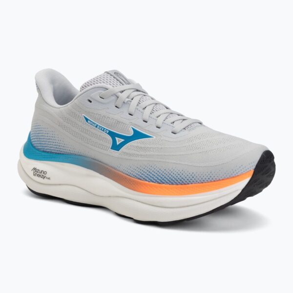 Кроссовки для бега Mizuno Wave Sky 9 cloudscape/blue jewel/lava orange