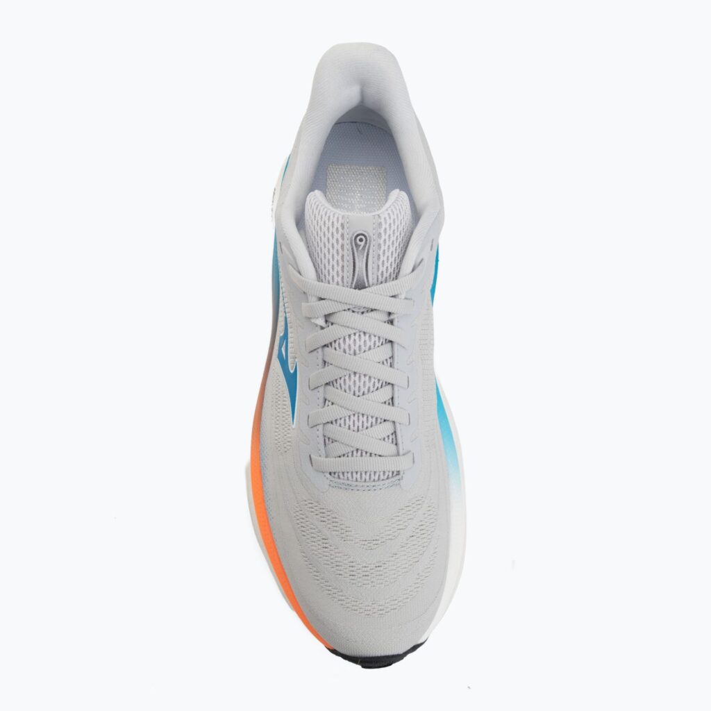 Кроссовки для бега Mizuno Wave Sky 9 cloudscape/blue jewel/lava orange