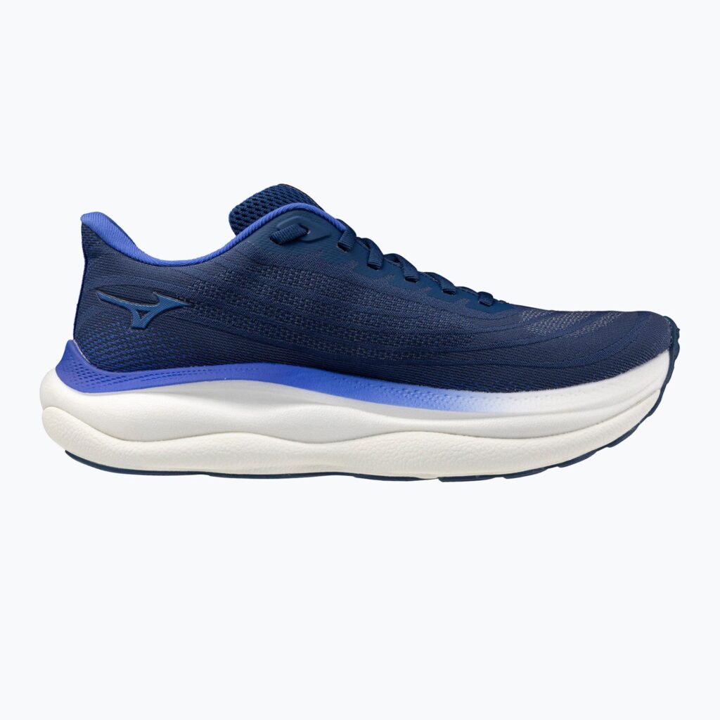 Кроссовки для бега Mizuno Wave Sky 9 estate blue/sirius/lightning yellow