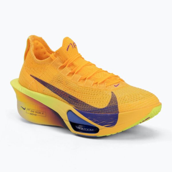 Кроссовки для бега Nike Alphafly 3 laser orange/citron pulse/indigo burst