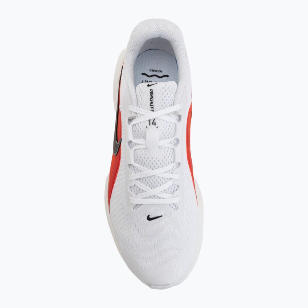 Кроссовки для бега Nike Downshifter 14 white/summit white/bright crimson/black