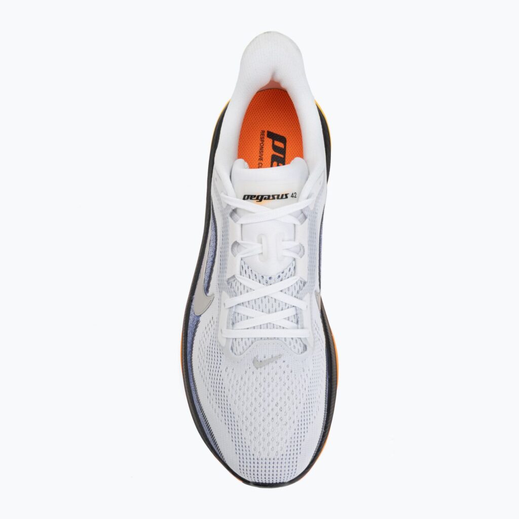 Кроссовки для бега Nike Pegasus 42 white/lapis/total orange/metallic silver