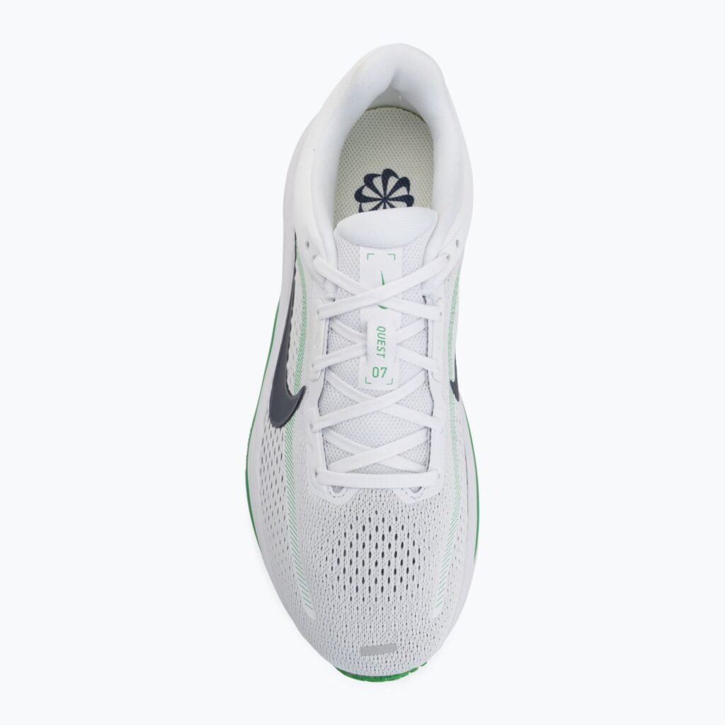 Кроссовки для бега Nike Quest 7 white/green spark/midnight navy