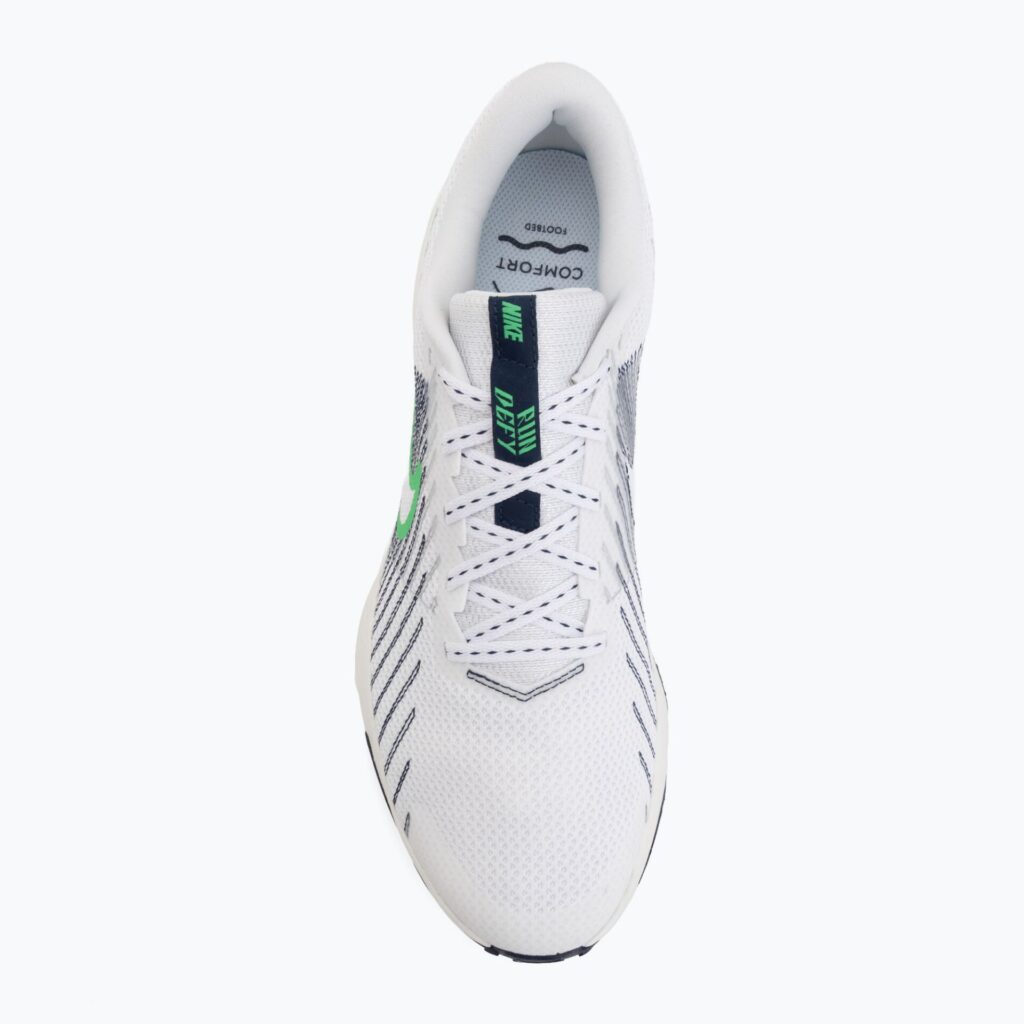 Кроссовки для бега Nike Run Defy white/midnight navy/green spark