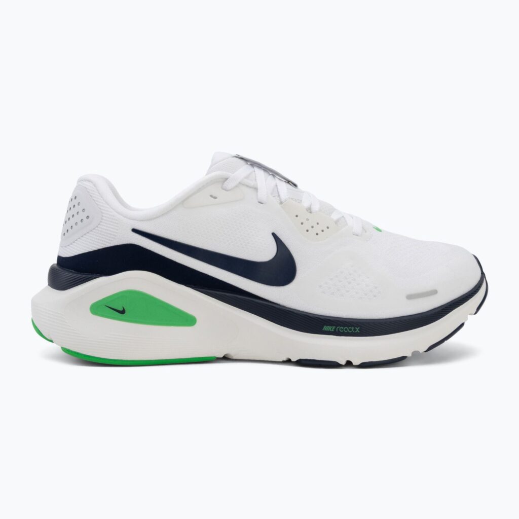 Кроссовки для бега Nike Structure 26 white/green spark/midnight navy