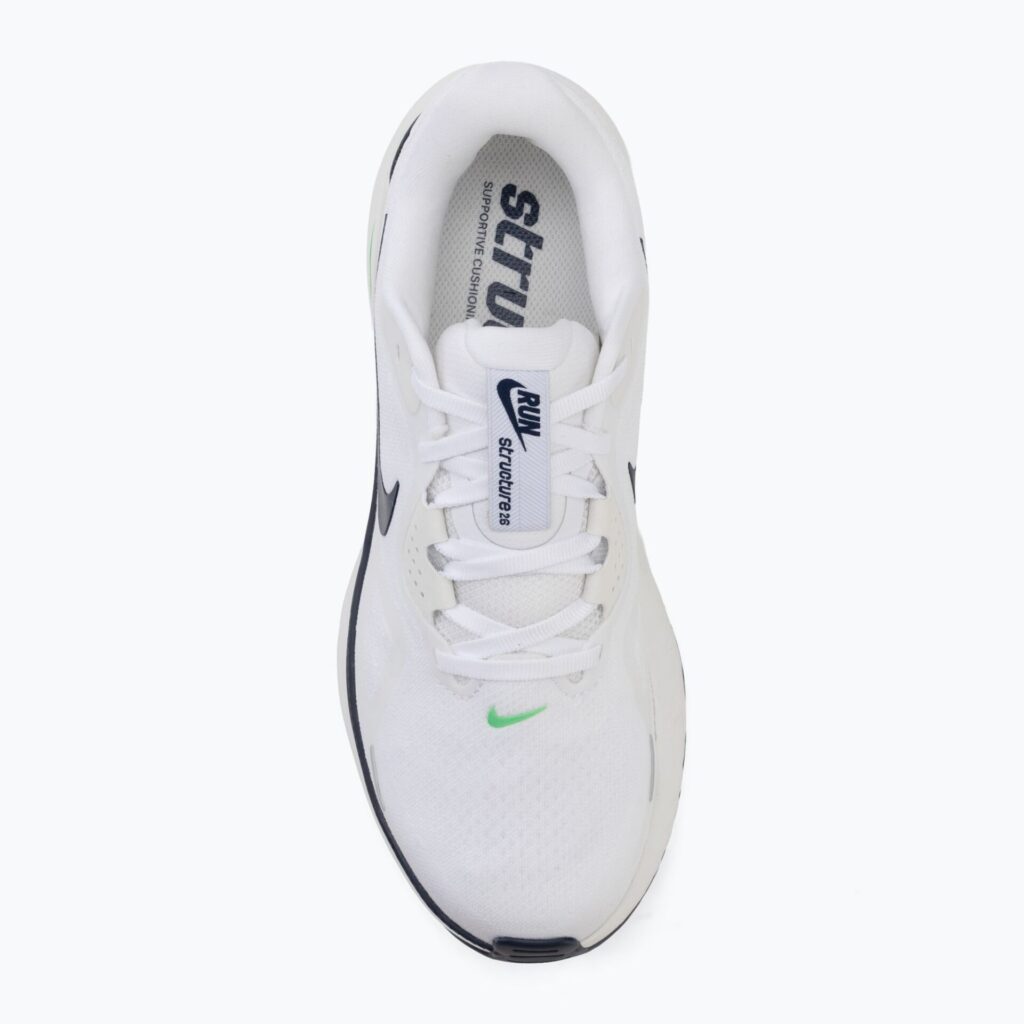 Кроссовки для бега Nike Structure 26 white/green spark/midnight navy