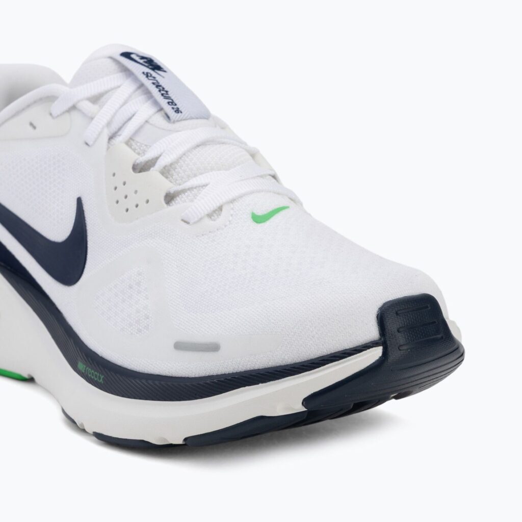 Кроссовки для бега Nike Structure 26 white/green spark/midnight navy