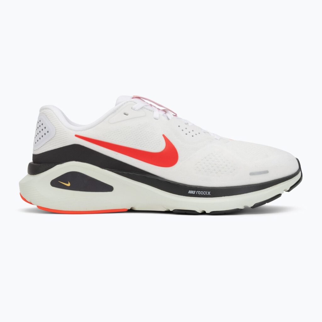 Кроссовки для бега Nike Structure 26 white/medium ash/bright crimson