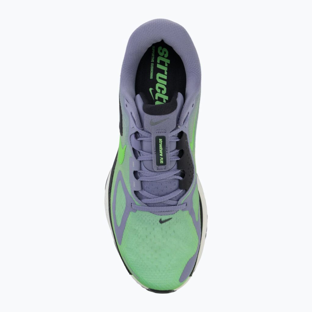 Кроссовки для бега Nike Structure Plus iron purple/off noir-sail/voltage green