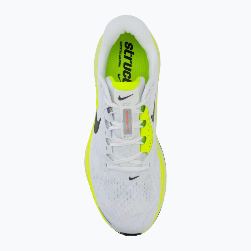 Кроссовки для бега Nike Structure Plus white/pure platinum/volt/black
