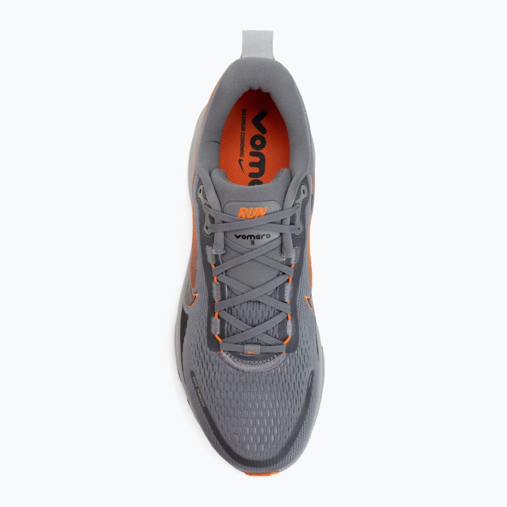 Кроссовки для бега Nike Vomero 18 cool grey/safety orange/wolf grey/black