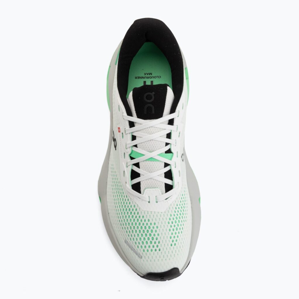 Кроссовки для бега On Cloudrunner 3 Max white/verdite