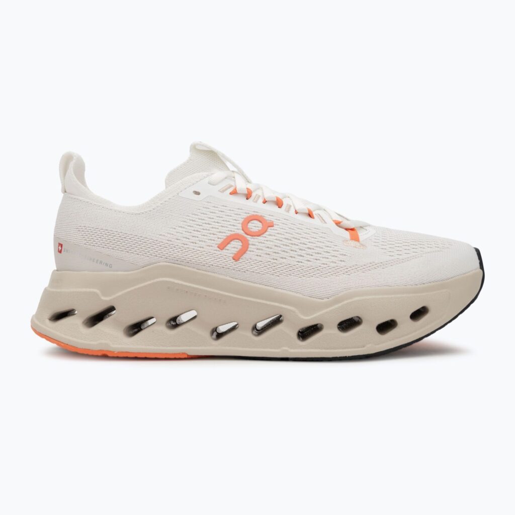 Кроссовки для бега On Cloudsurfer Max ivory/salmon