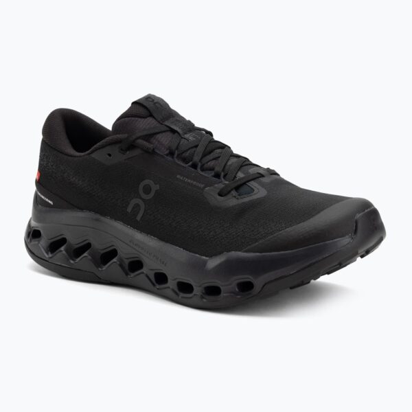 Кроссовки для бега On Cloudsurfer Trail 2 Waterproof black/black