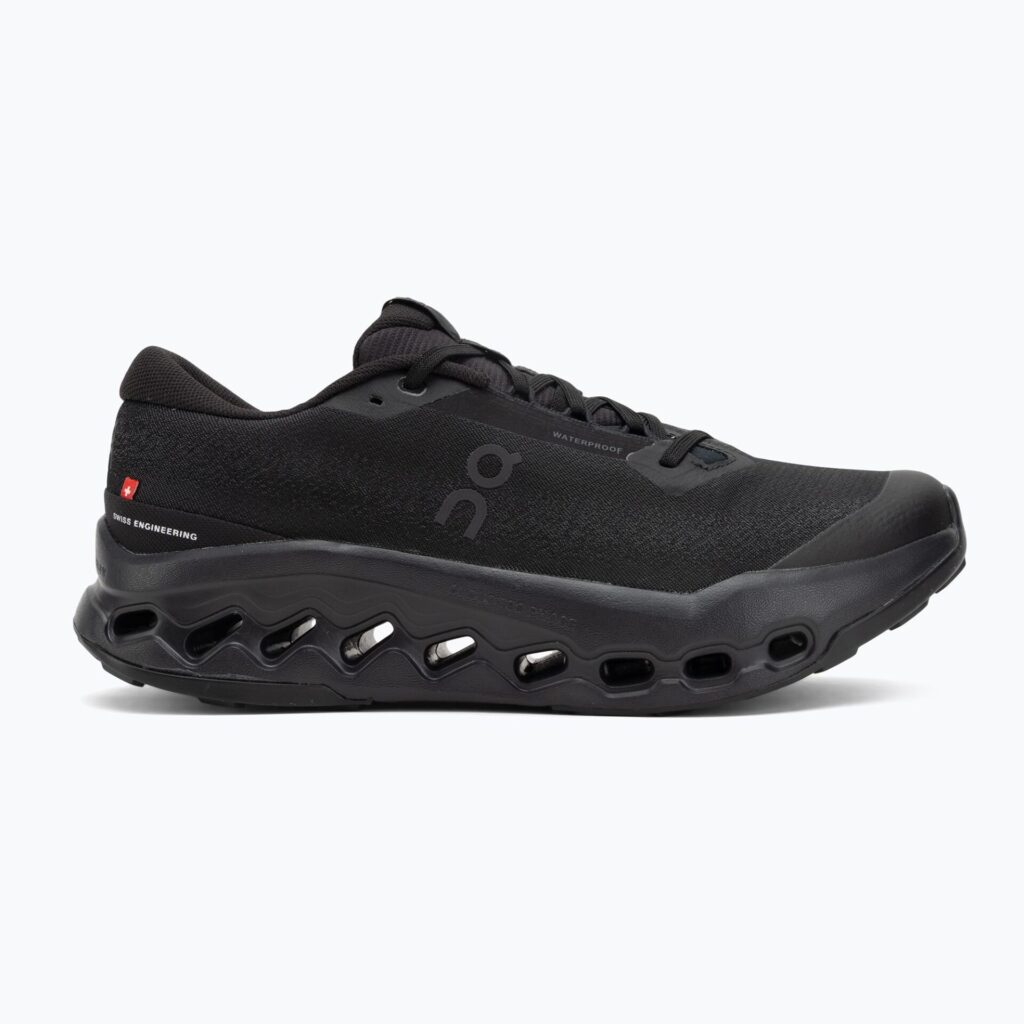 Кроссовки для бега On Cloudsurfer Trail 2 Waterproof black/black