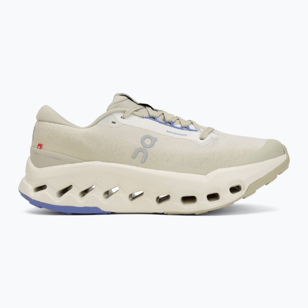 Кроссовки для бега On Cloudsurfer Trail 2 Waterproof ghost/chalk