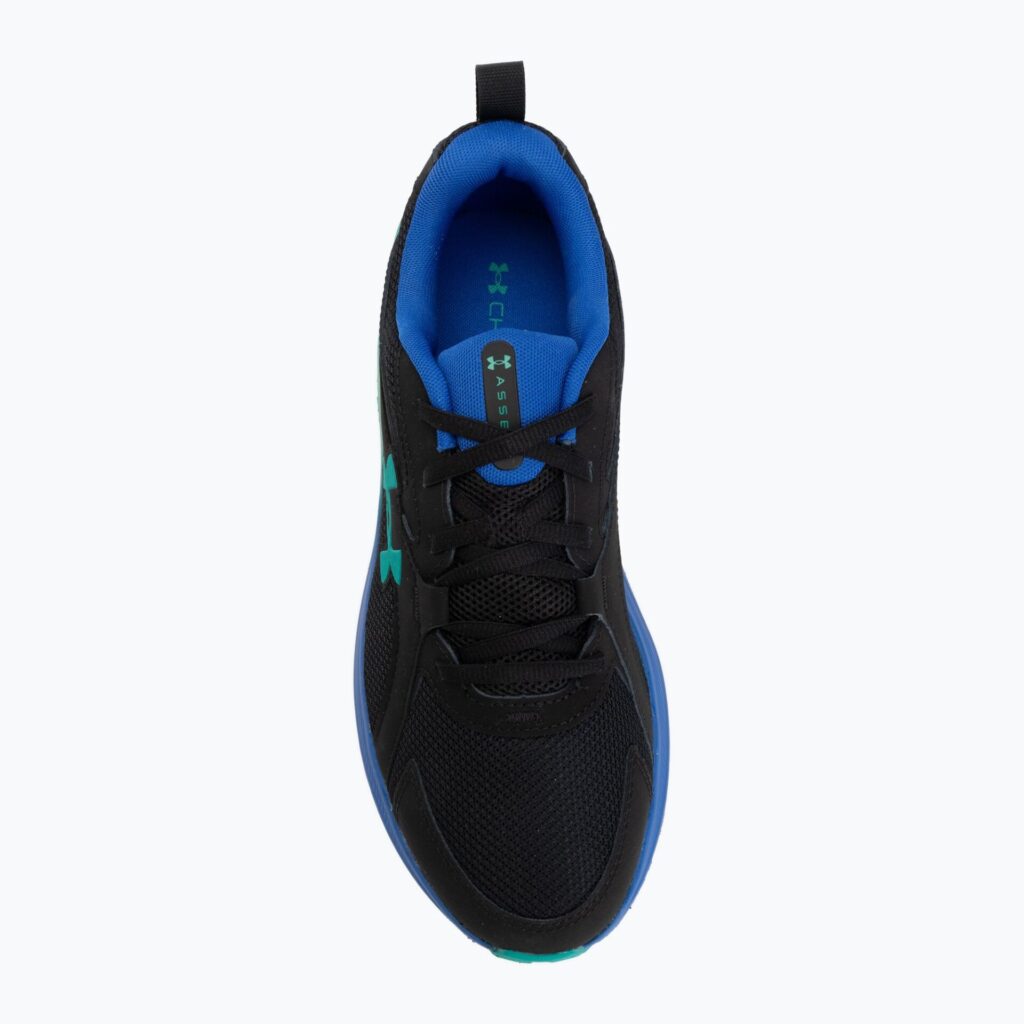 Кроссовки мужские для бега Under Armour Assert 11 black/team royal/geode green