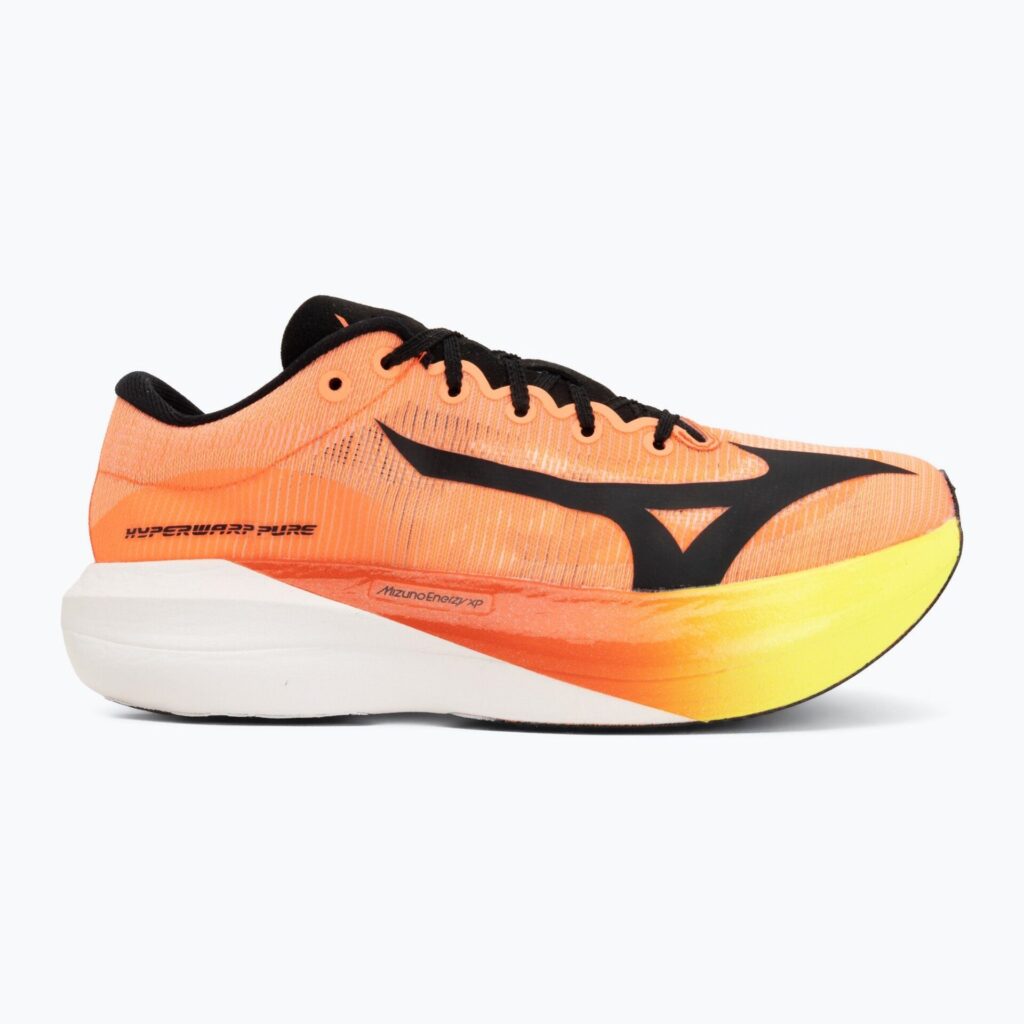 Кроссовки для бега Mizuno Hyperwarp Pure lava orange/black/lightning yellow