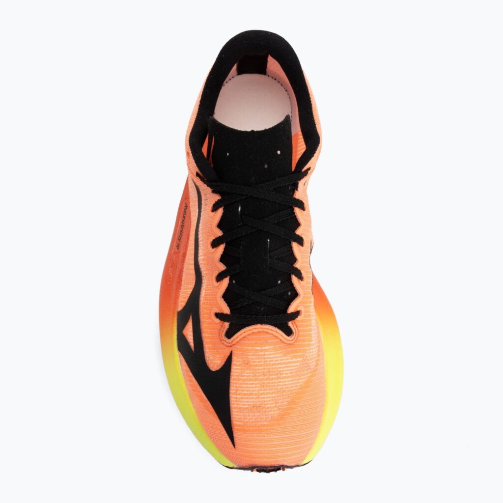 Кроссовки для бега Mizuno Hyperwarp Pure lava orange/black/lightning yellow