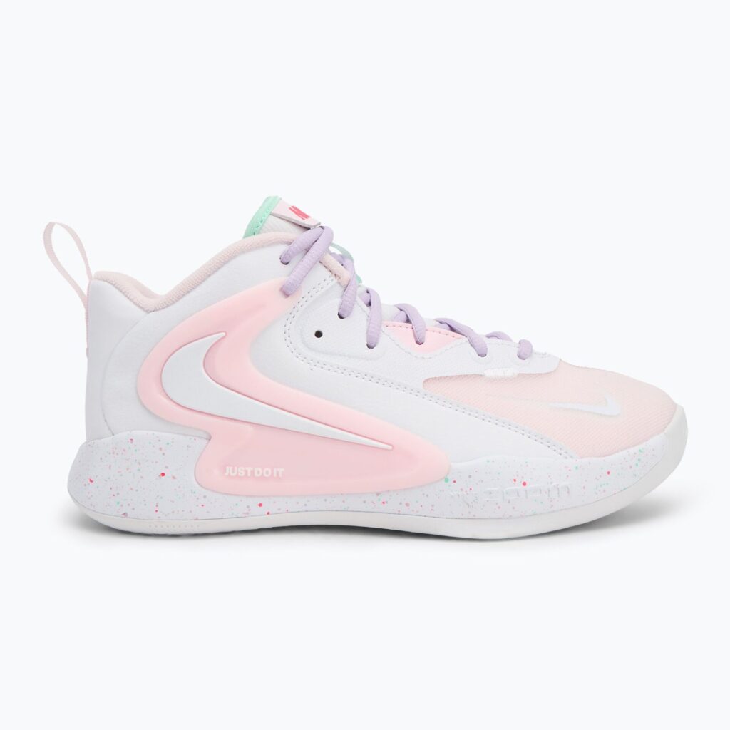 Волейбольные кроссовки Nike React Hyperset 2 SE white/hyper pink/mint foam/violet mist/pink foam