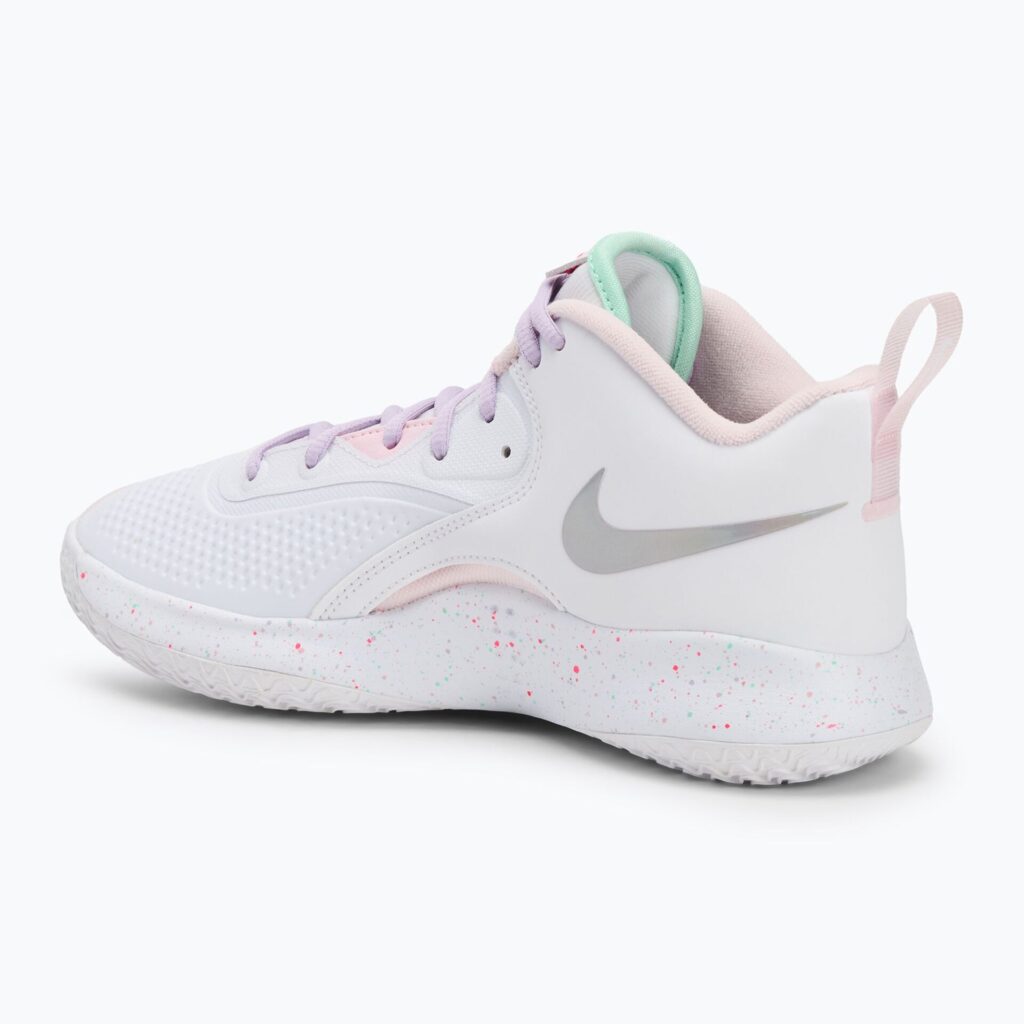 Волейбольные кроссовки Nike React Hyperset 2 SE white/hyper pink/mint foam/violet mist/pink foam