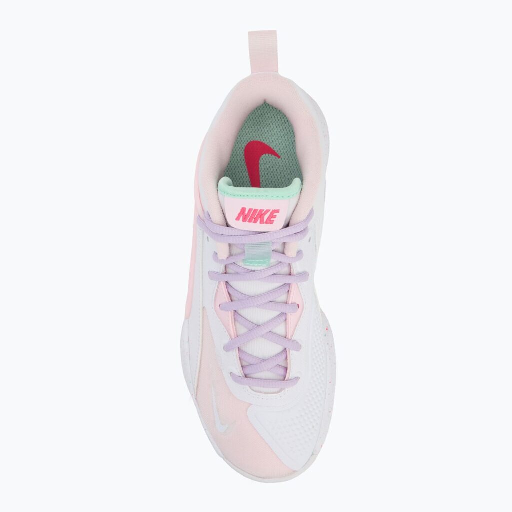 Волейбольные кроссовки Nike React Hyperset 2 SE white/hyper pink/mint foam/violet mist/pink foam