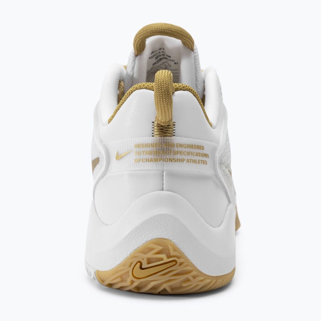 Волейбольные кроссовки Nike Zoom Hyperace 3 white/mtlc gold-photon dust