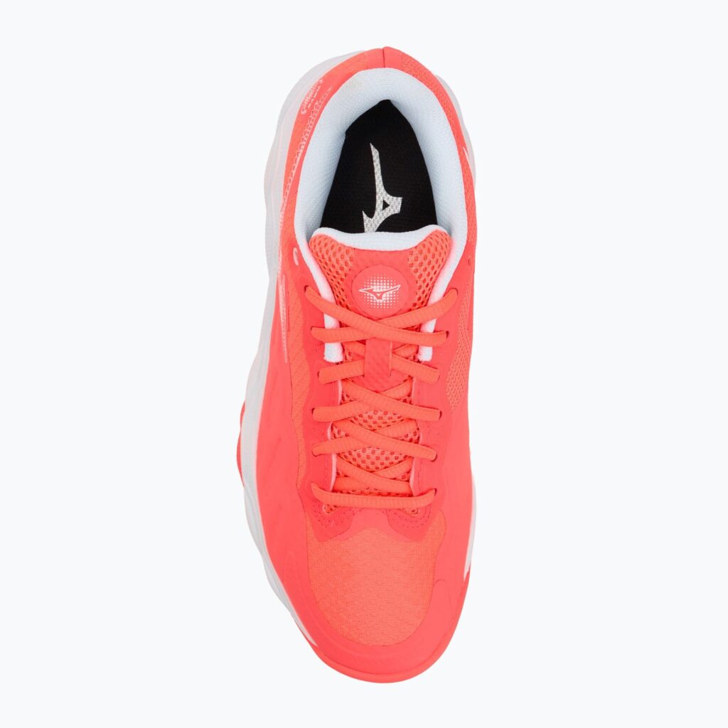 Женские теннисные кроссовки Mizuno Wave Enforce Court CC W calypso coral/white/barely pink
