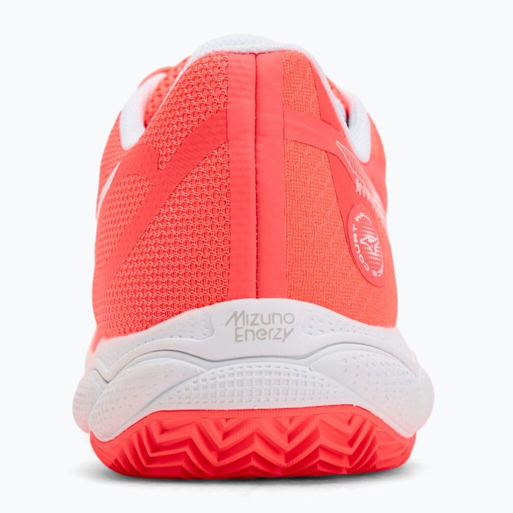 Женские теннисные кроссовки Mizuno Wave Enforce Court CC W calypso coral/white/barely pink