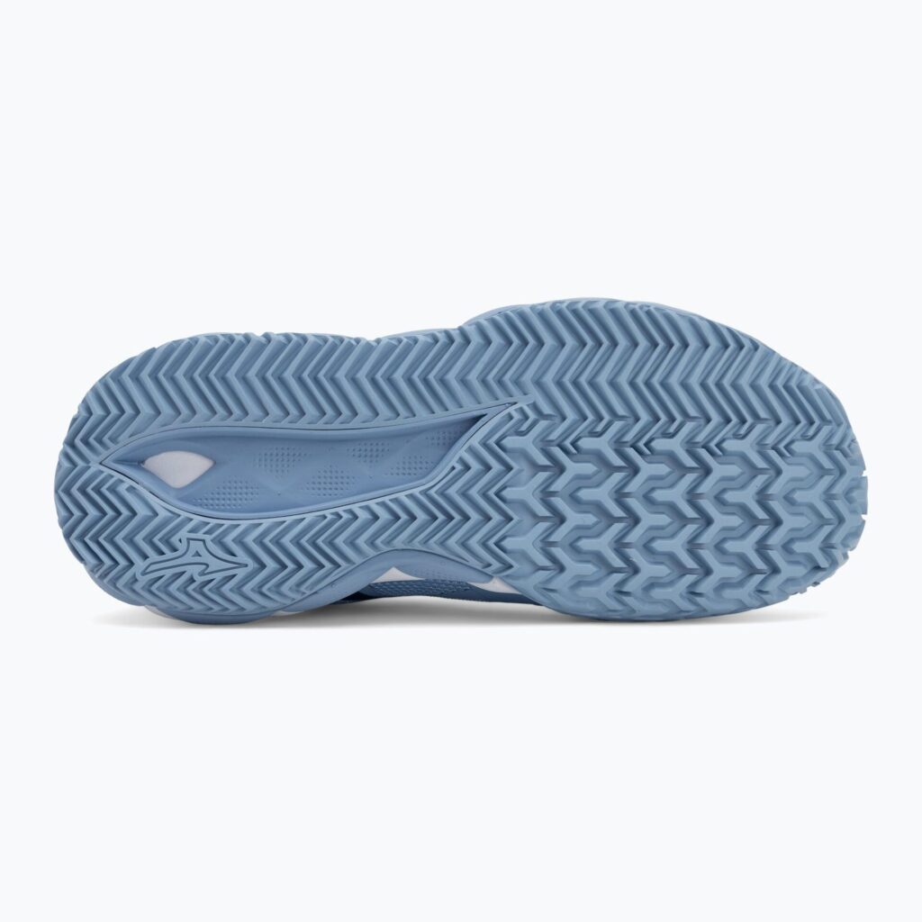 Женские теннисные кроссовки Mizuno Wave Enforce Tour 2 CC bel air blue/ white/ bellwether blue