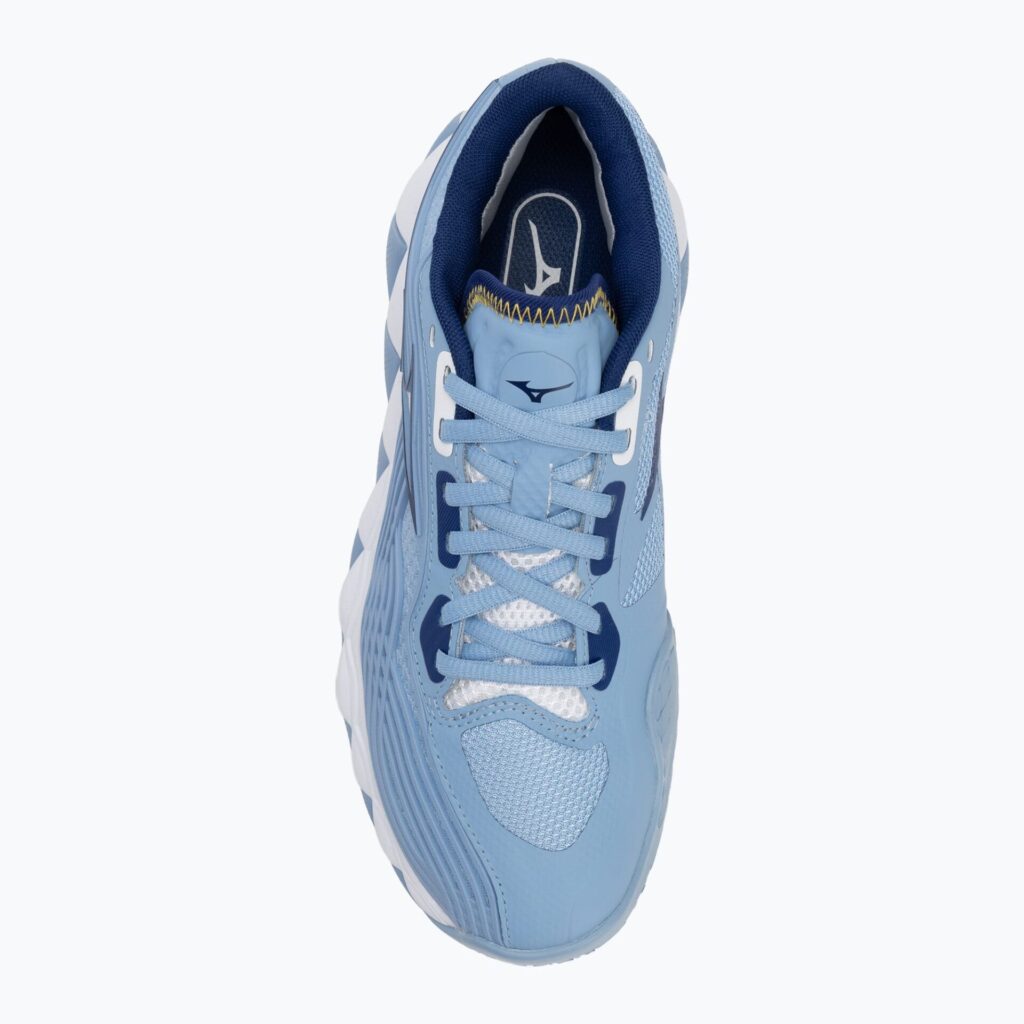 Женские теннисные кроссовки Mizuno Wave Enforce Tour 2 CC bel air blue/ white/ bellwether blue