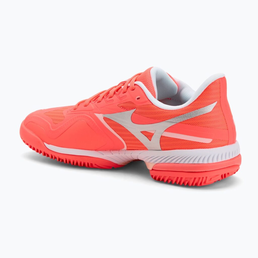 Женские теннисные кроссовки Mizuno Wave Exceed Court CC W calypso coral/white/barely pink